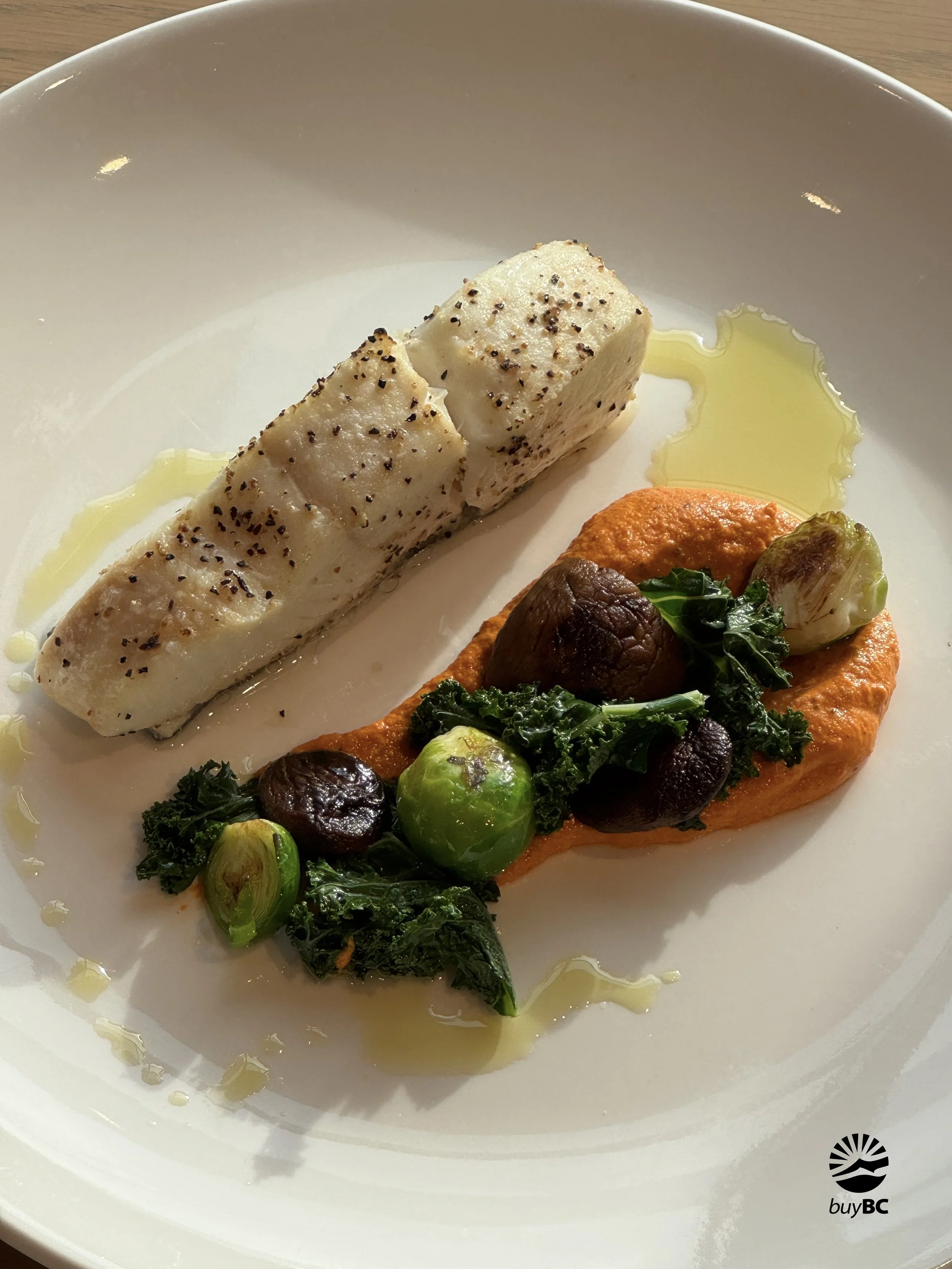 Roasted Pacific Halibut with Hazelnut “Romesco”