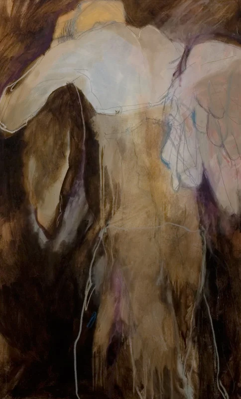 Demeter, 2007, acrylic and oil stick on linen, 90x150cm