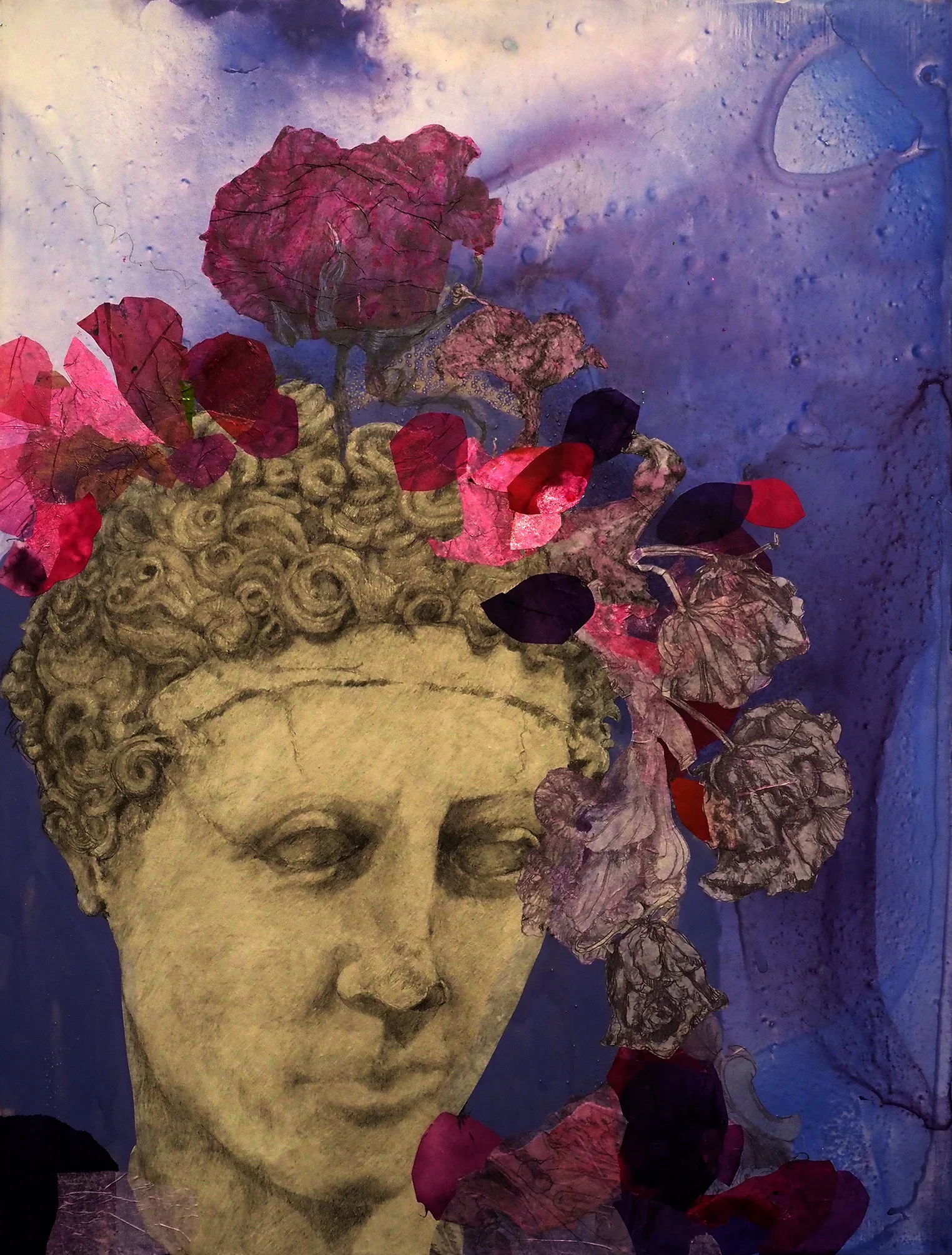 ' On Beauty ', 800h x 600w mm, framed