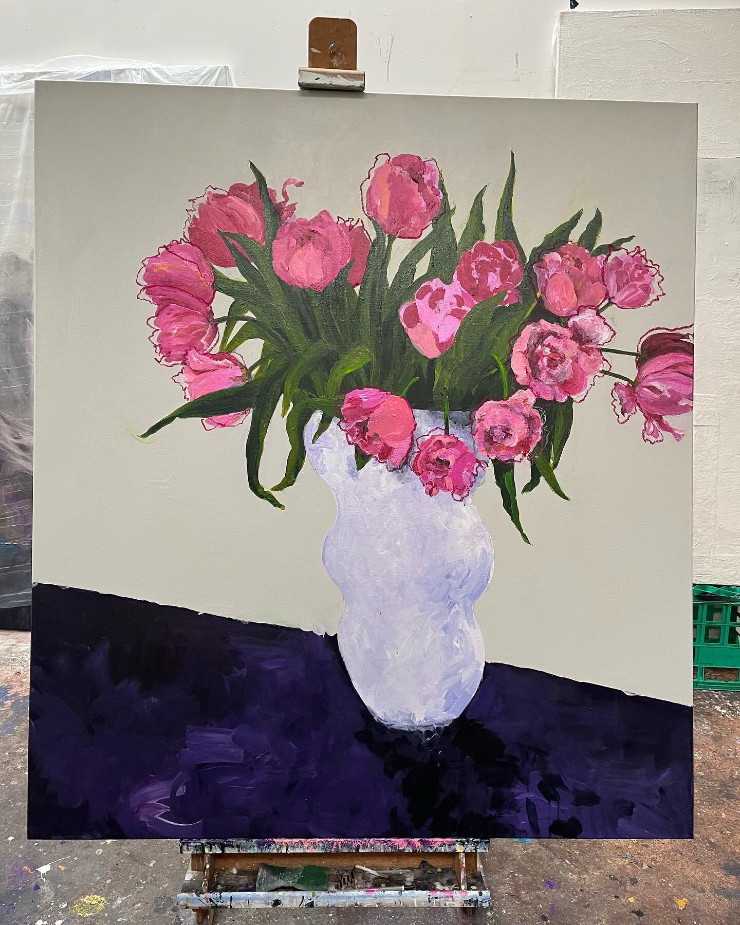 &hellip;almost finished!
#stilllife #colour #melbourneartist #acrylicpainting