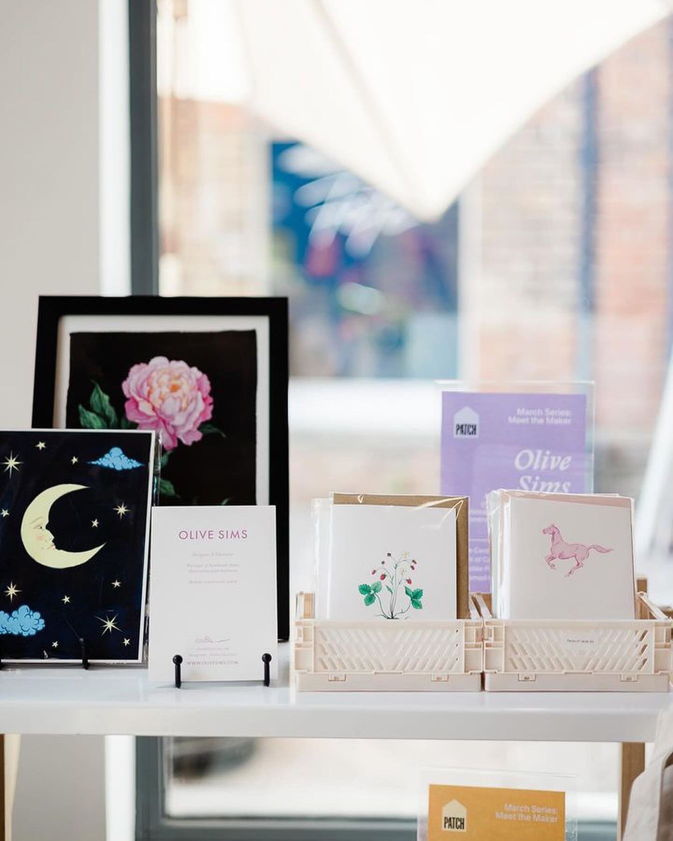 Thrilled to have some of my stationery and prints in the @patchplaces Pop Up Market in Chelmsford. Lovely pictures taken by @kikamitchellphotography 📸✨💌