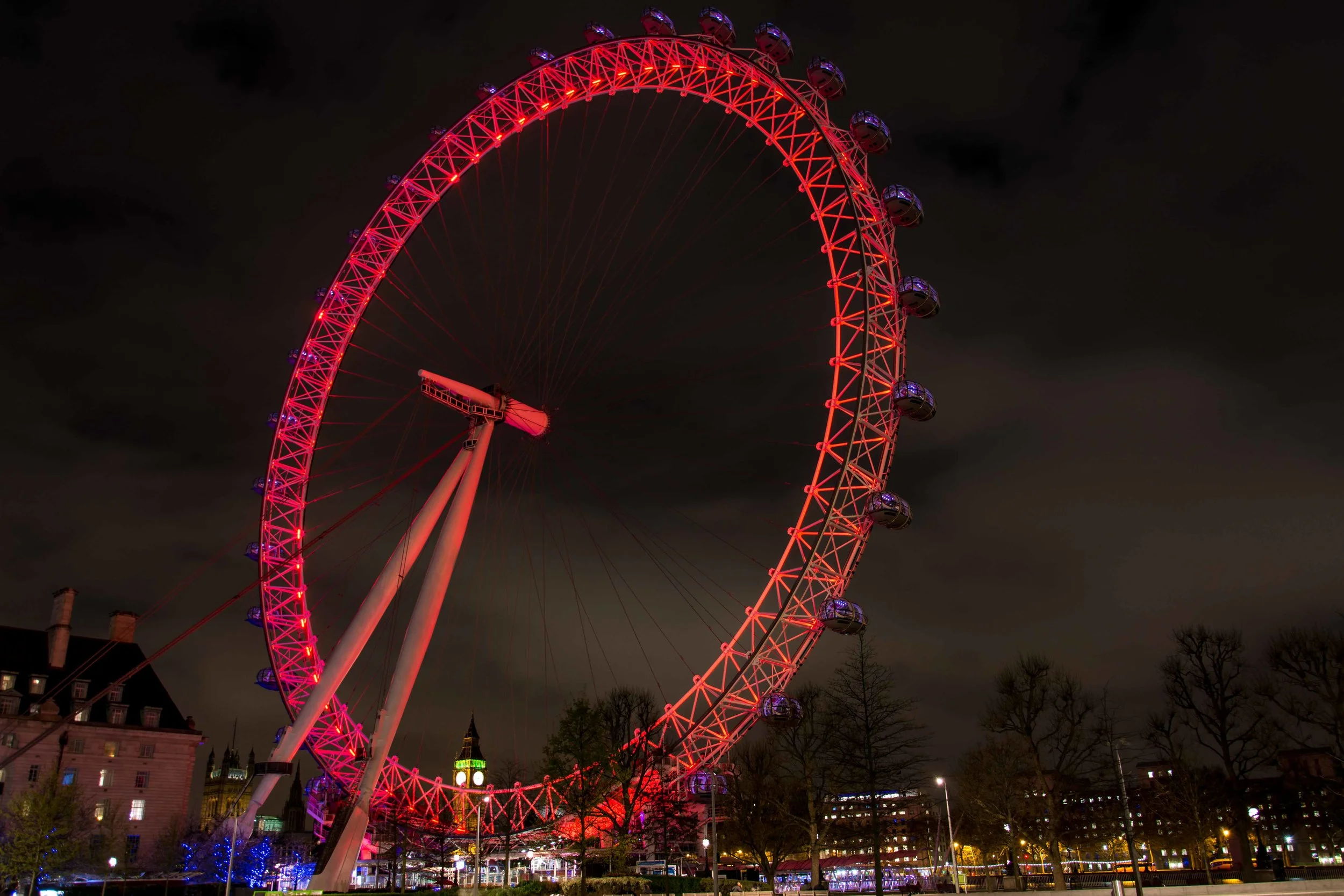 The London Eye at night