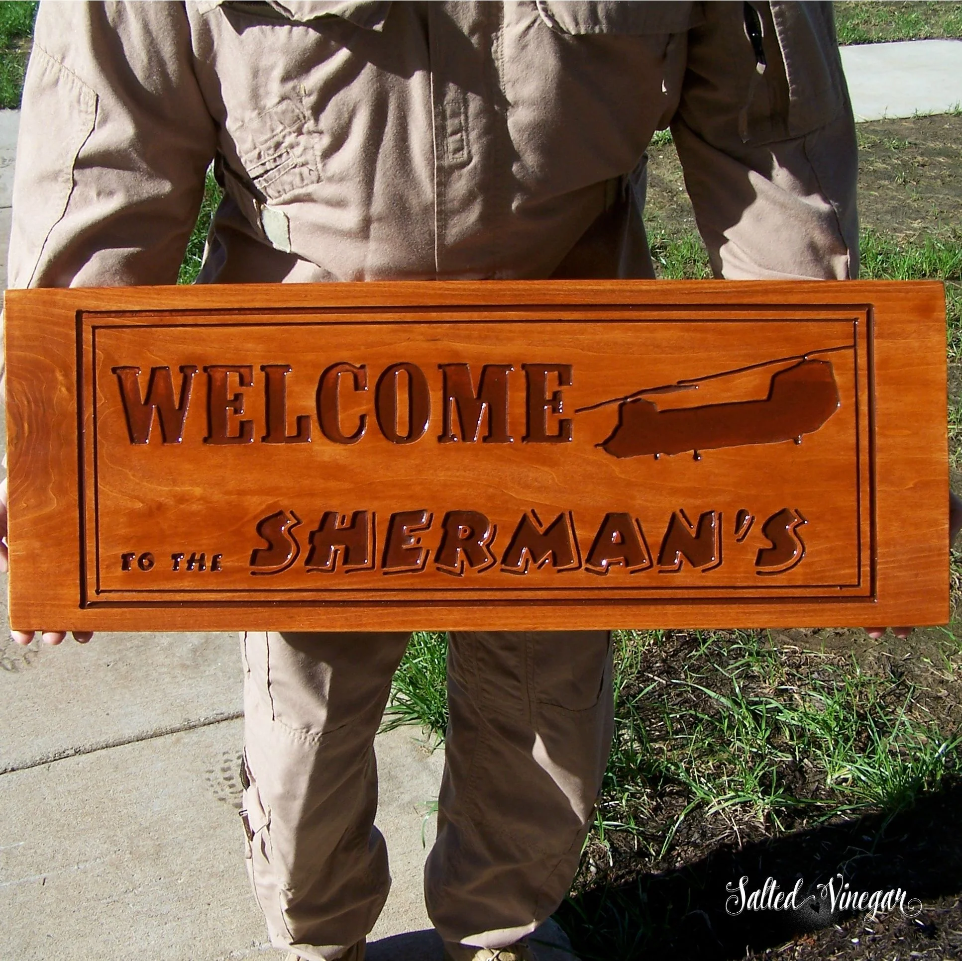 Chinook Welcome Sign