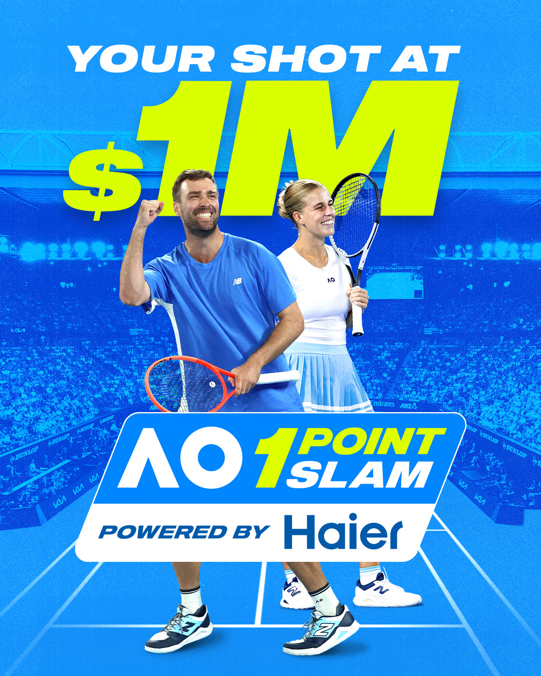 1 Point Slam at HTC - Your Shot at $1M!