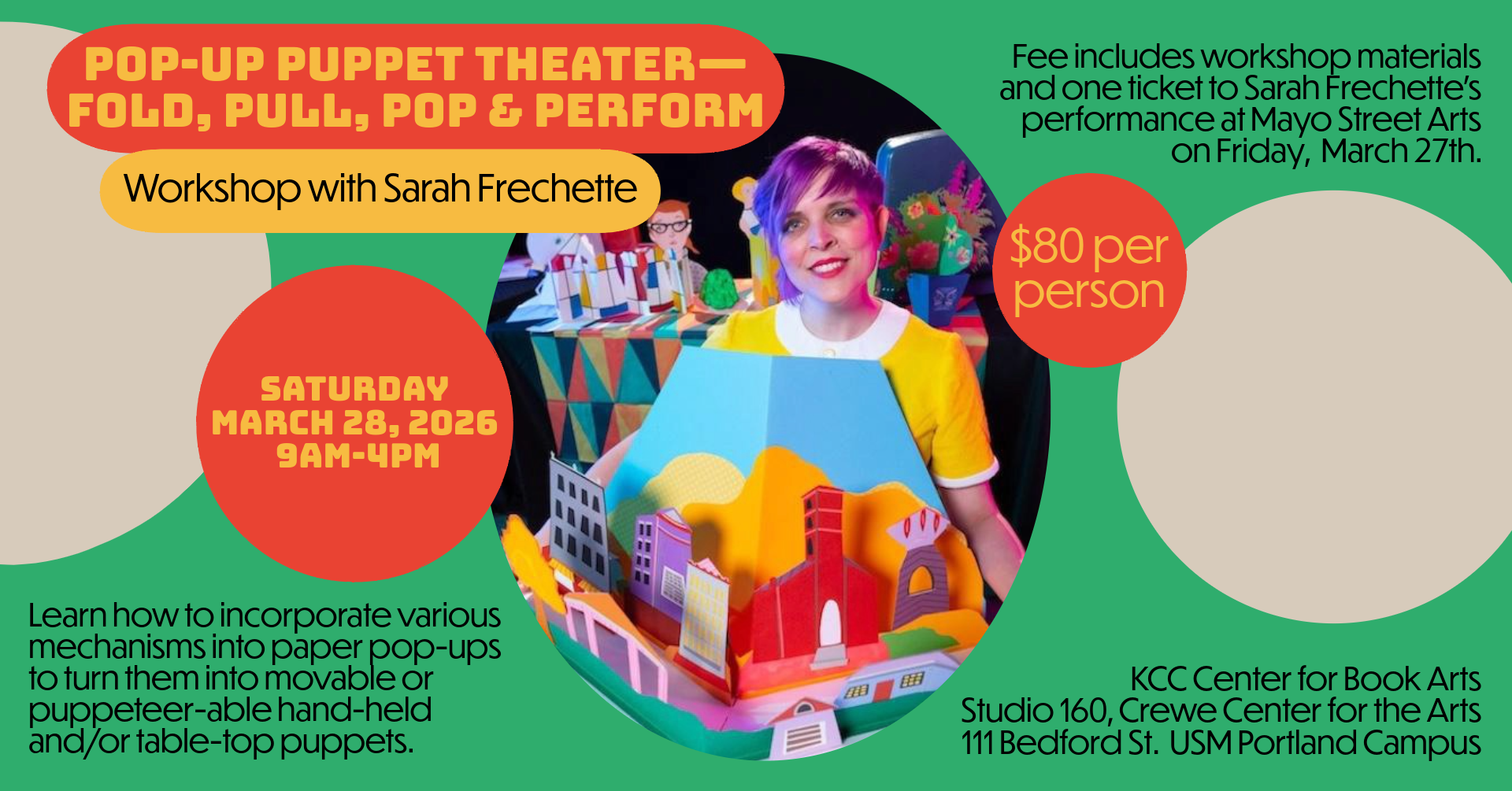 Pop-Up Puppet Theater—Fold, Pull, Pop &amp; Perform @ USM