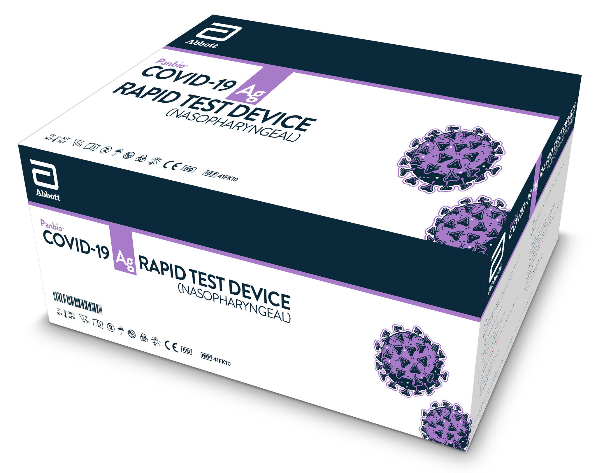 <p style="color:#e45221"><b> Abbott</b></p><b>COVID-19 Ag RAPID TEST DEVICE (Nasopharyngeal Swab Type)</b> PANBIO™