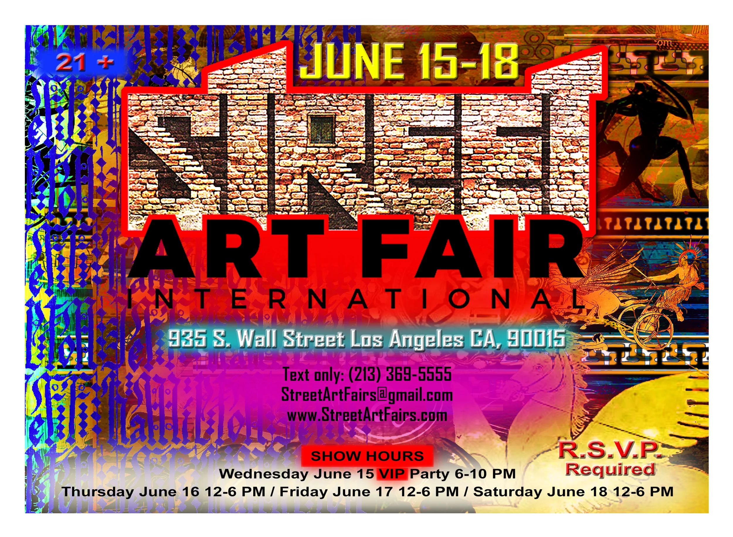 Street Art Fair International June 15-18