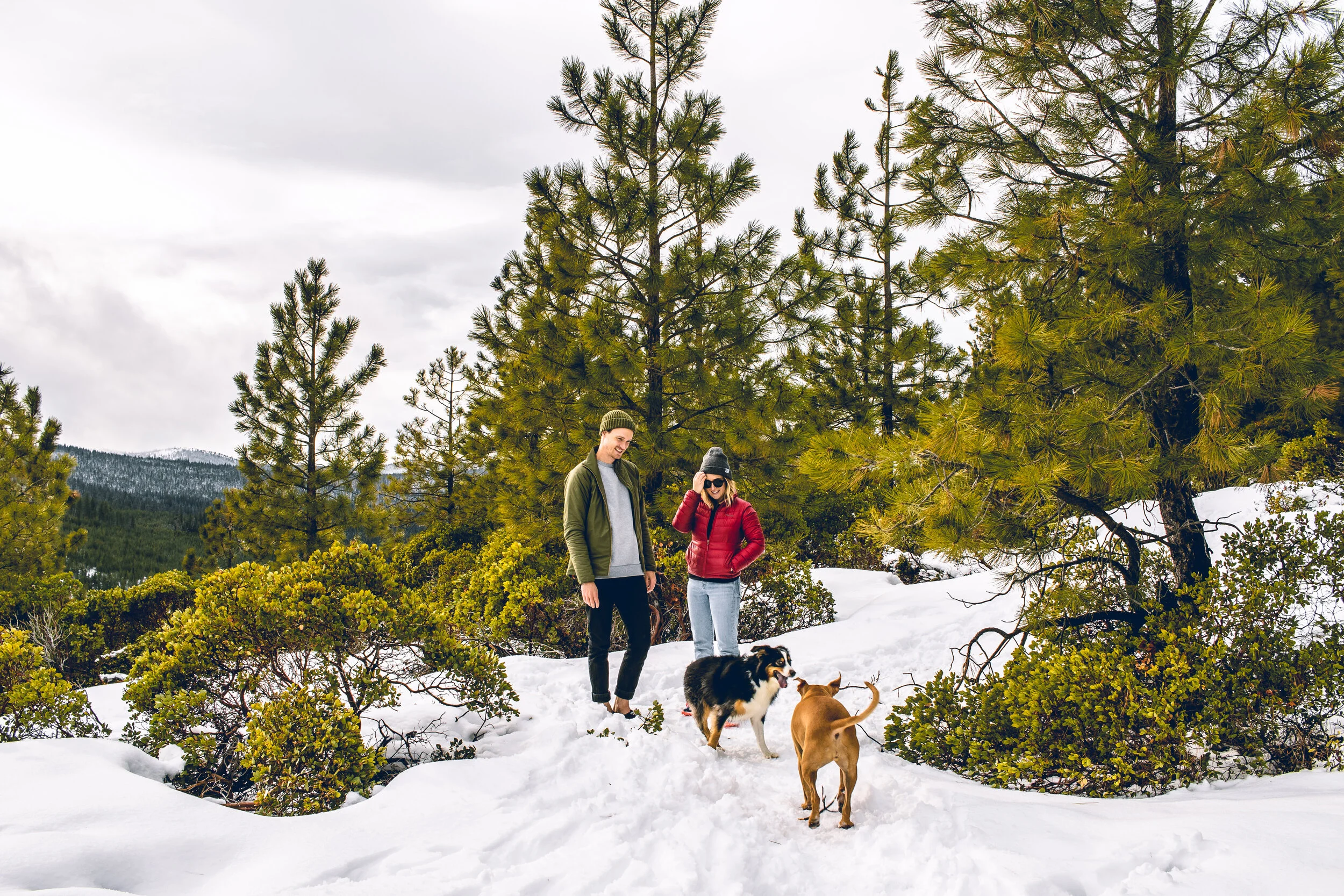 Finding snow in Tumalo