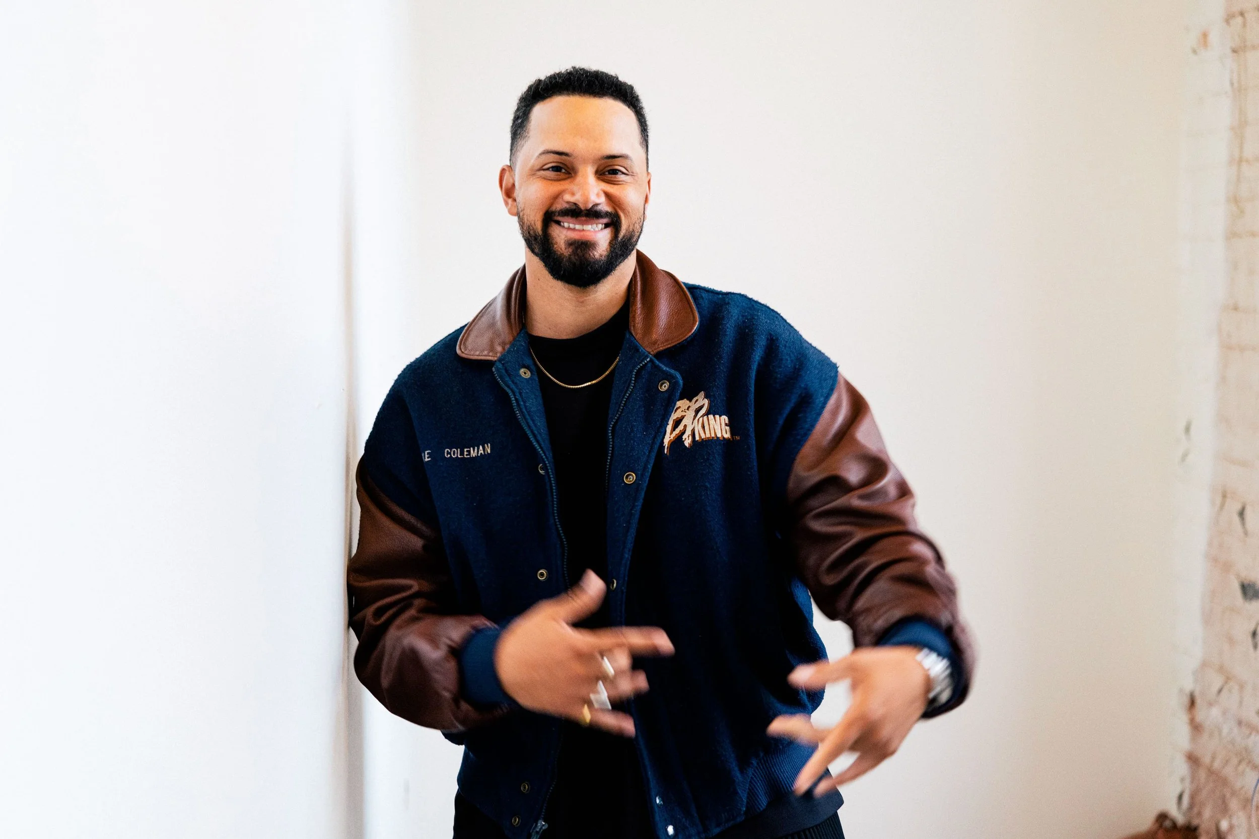 Portrait of Cyrus Coleman, creative design leader and founder-operator.
