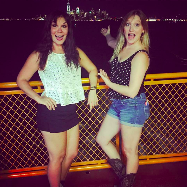On a boat to Staten Island!