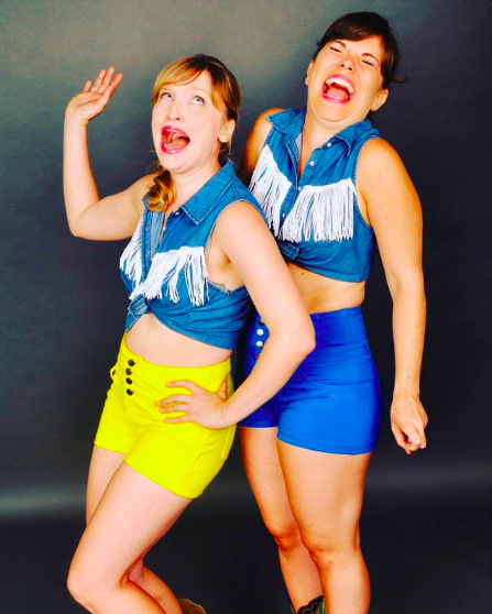 Yukin' it up at a photo shoot