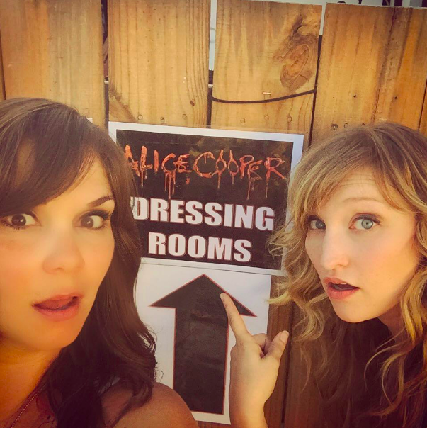 Opening for Alice Cooper