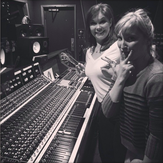 Taking our album, Don't Beat Around the Bush very seriously at Nashville's RCA Studio A.