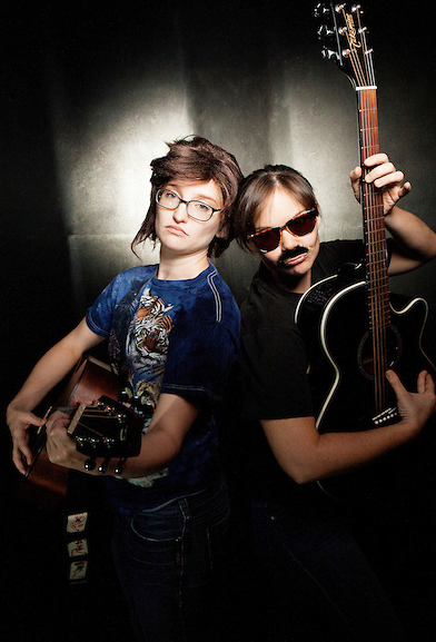 Us as Flight of the Conchords at Schtick or Treat