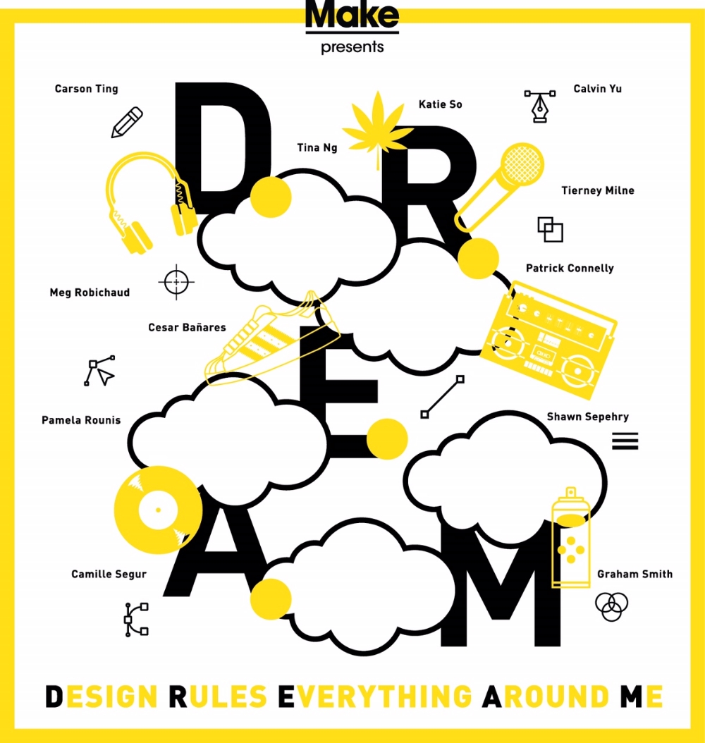 My piece for Make's Design Rules Everything Around Me poster show features the Drake song "Know Yourself". It combines the cityscape of Toronto, the "6", with Drake's OVO owl to hide miniature versions of him wandering the city at night, alone with his thoughts. 