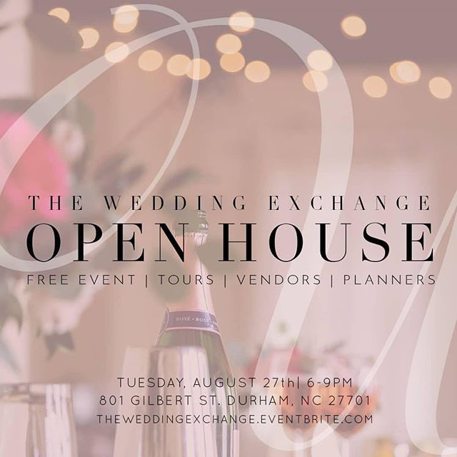 Looking forward to this open house with some wonderful vendor friends!
#weddingopenhouse #durhamweddingplanner #durhamweddings