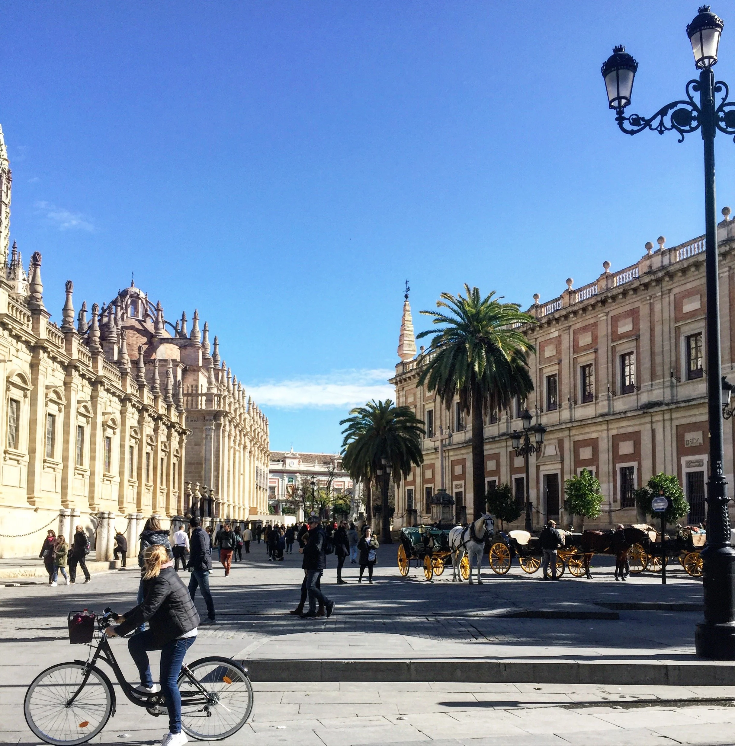 sevilla in winter spain