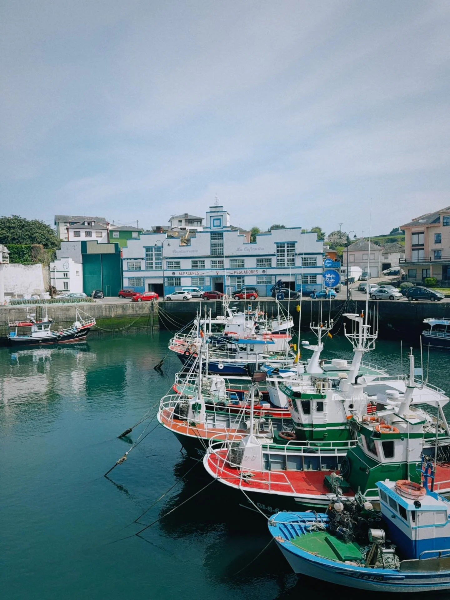You know when a town is too cute for its own good? And the sun is shining on its little port and you sit down for lunch and it just happens to be amazing? Thats what it&rsquo;s like when you go to @centrovega in Puerto de Vega in Asturias. 

Locals u