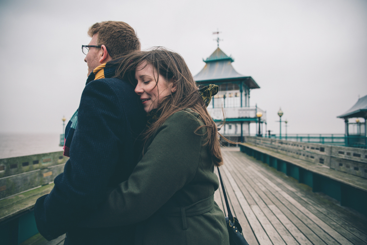 JAMES + ANNIKA CLEVEDON PIER PRESHOOT LOW-38.jpg