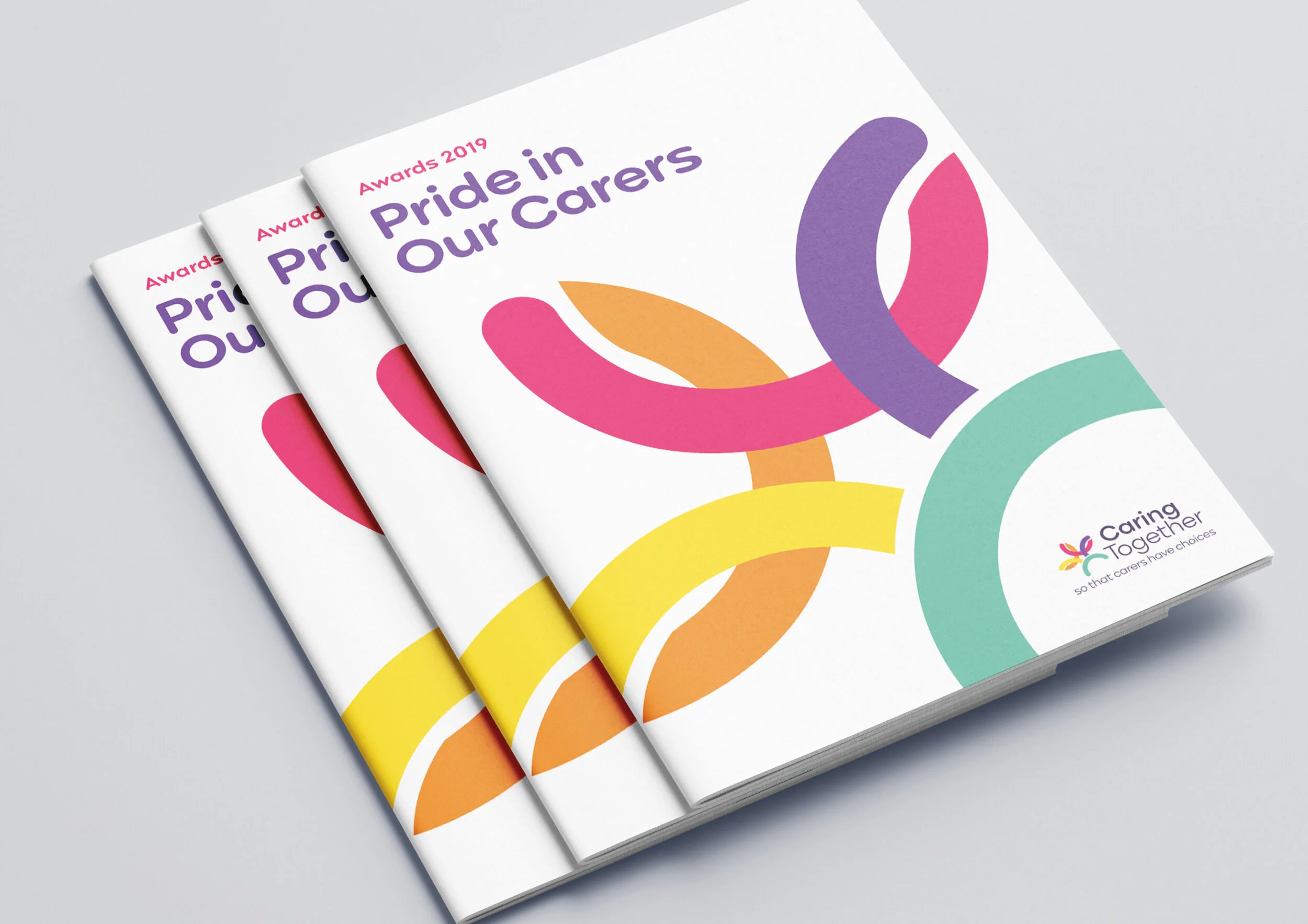  Caring together - graphic design 