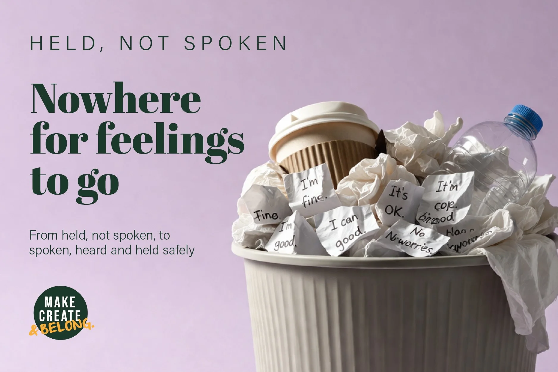 Emotional suppression 