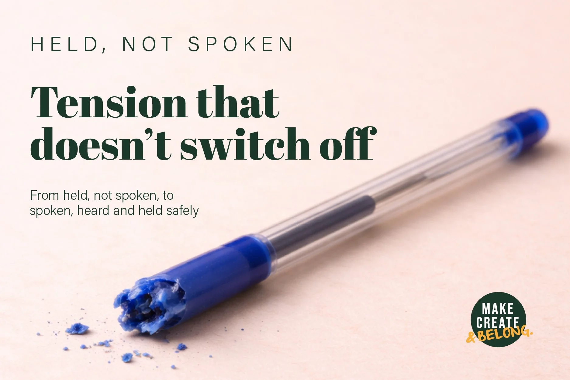 Internal tension that doesn’t switch off