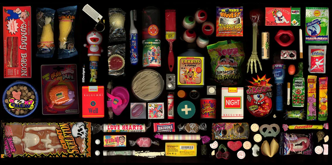 Candies&nbsp;-&nbsp;Scan Collage, 2007&nbsp;