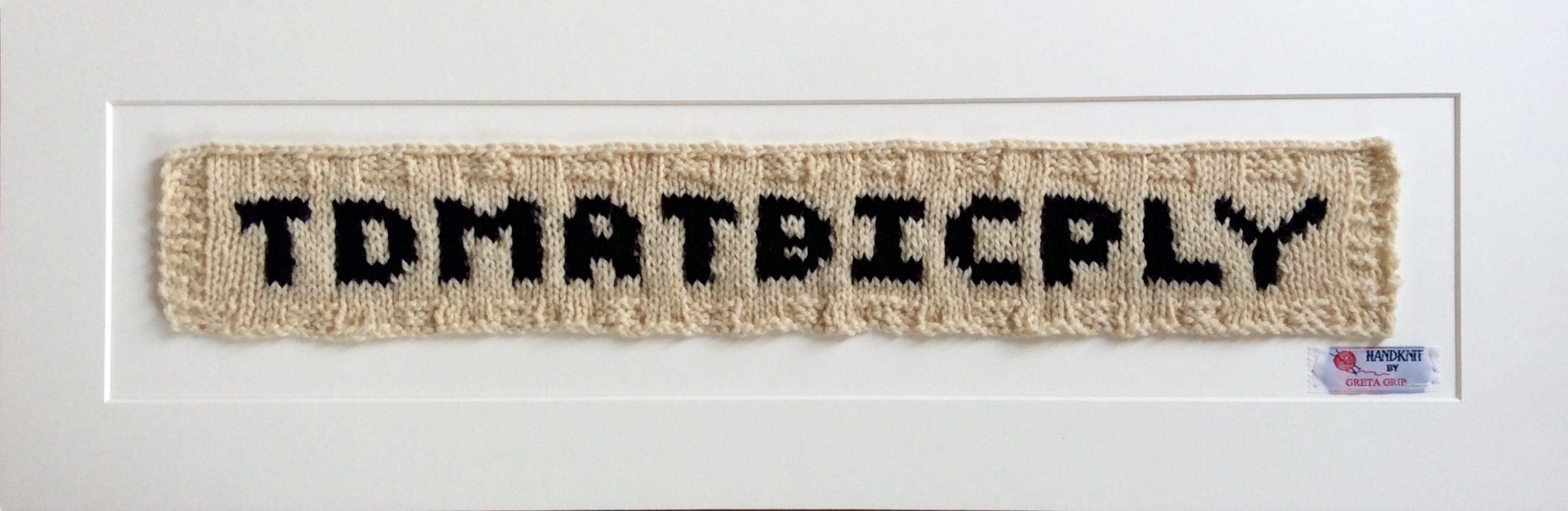 Knitted Acronym Series #1