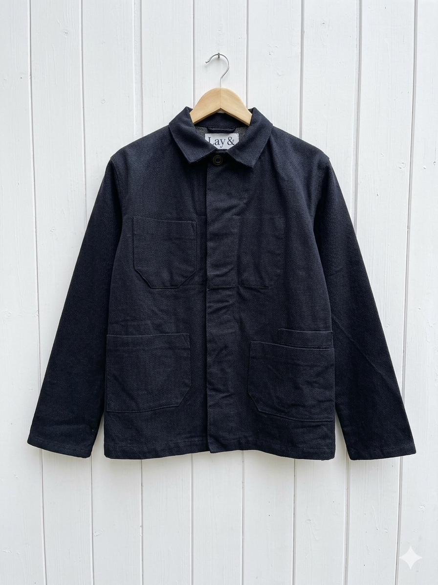 The Bridge Chore Jacket | Black Denim