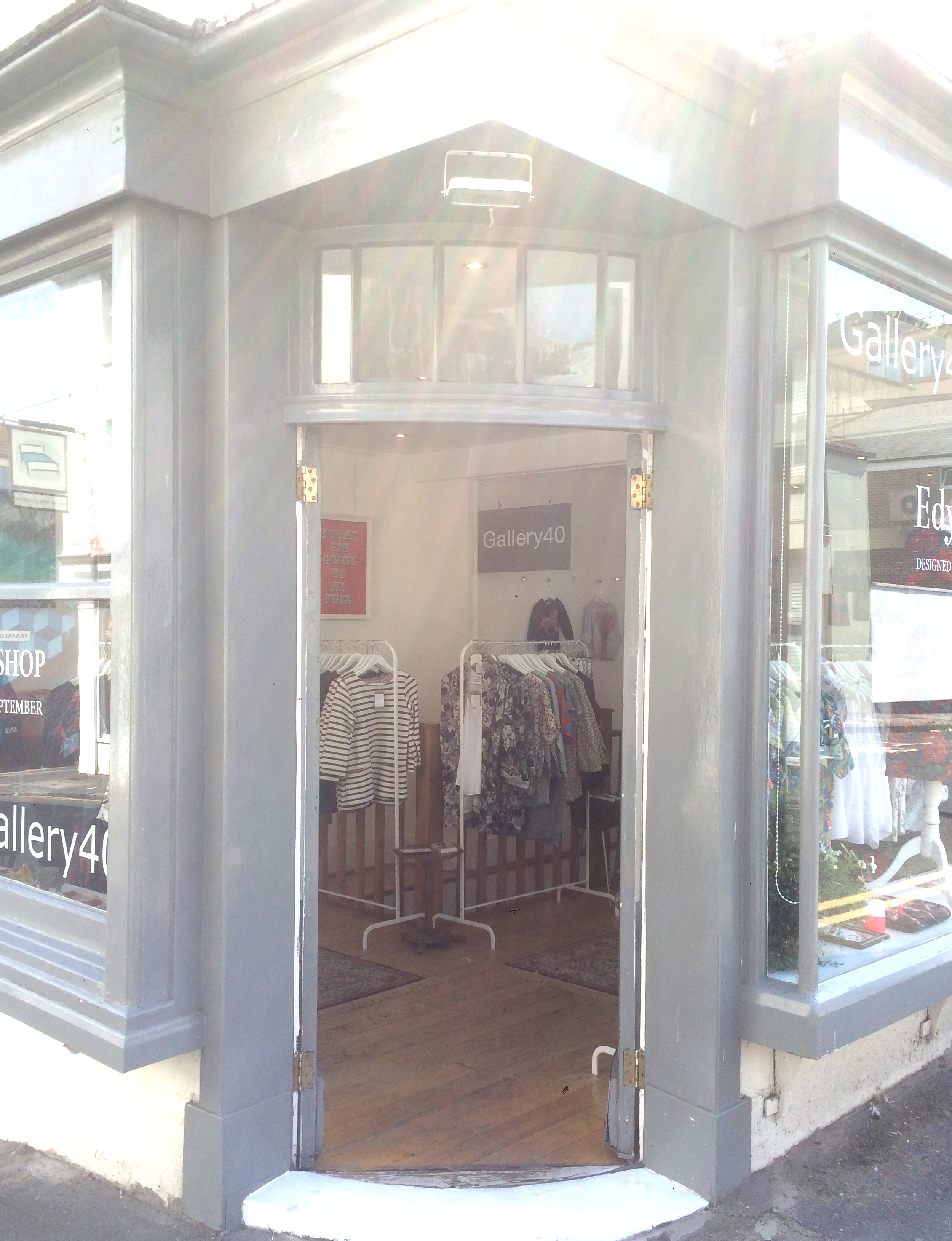 Pop Up Shop in Britghon at Gallery 40