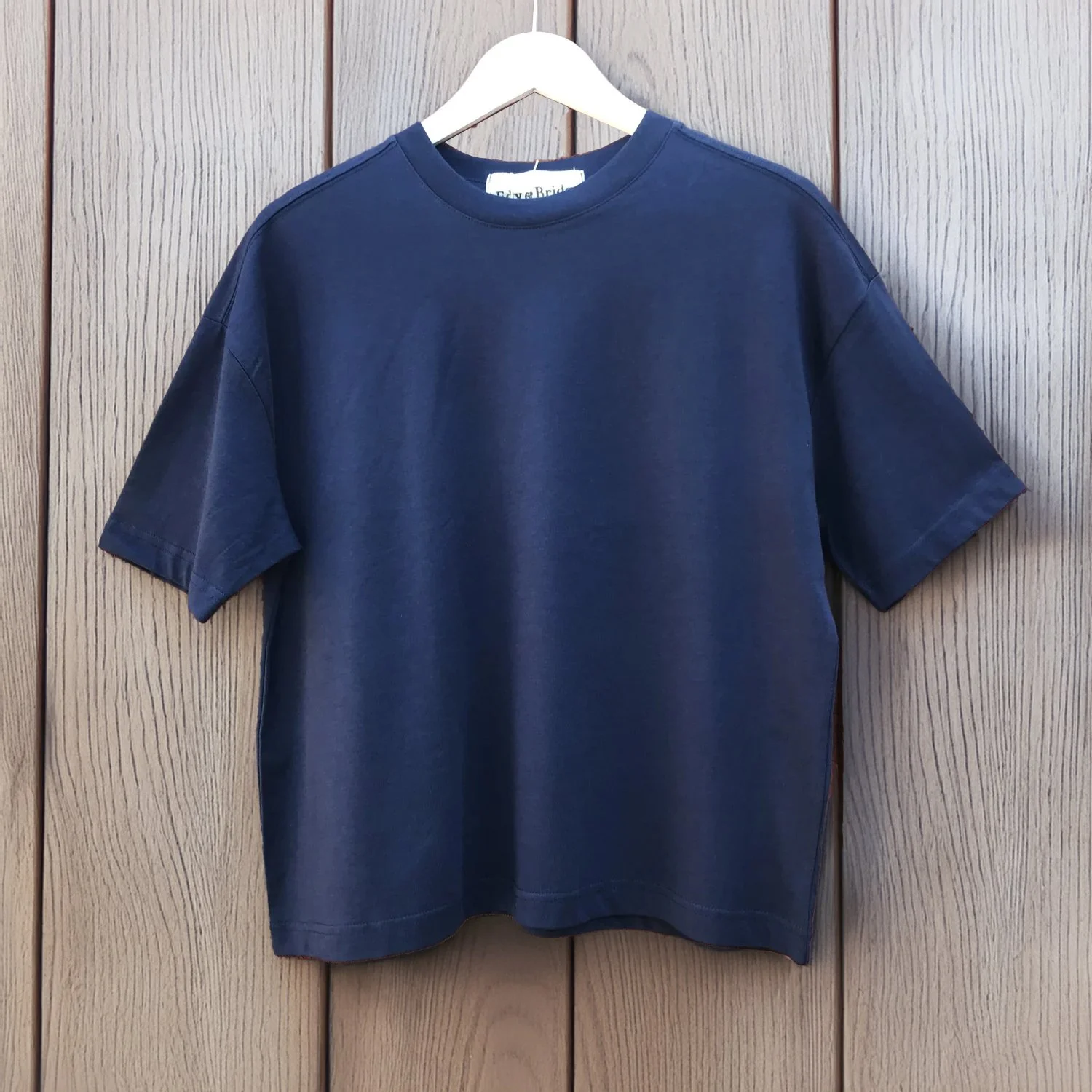 Organic Oversized T | Navy