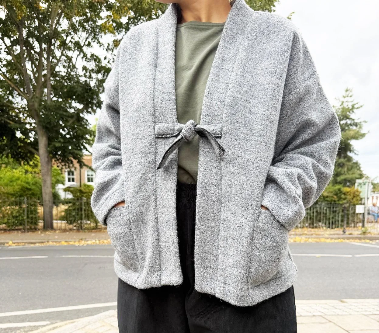 Limited Edition | Kimono Chore Jacket | Heavy Weight Grey Wool Blend