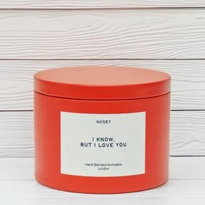 Nosey London Candles | I know but I love you