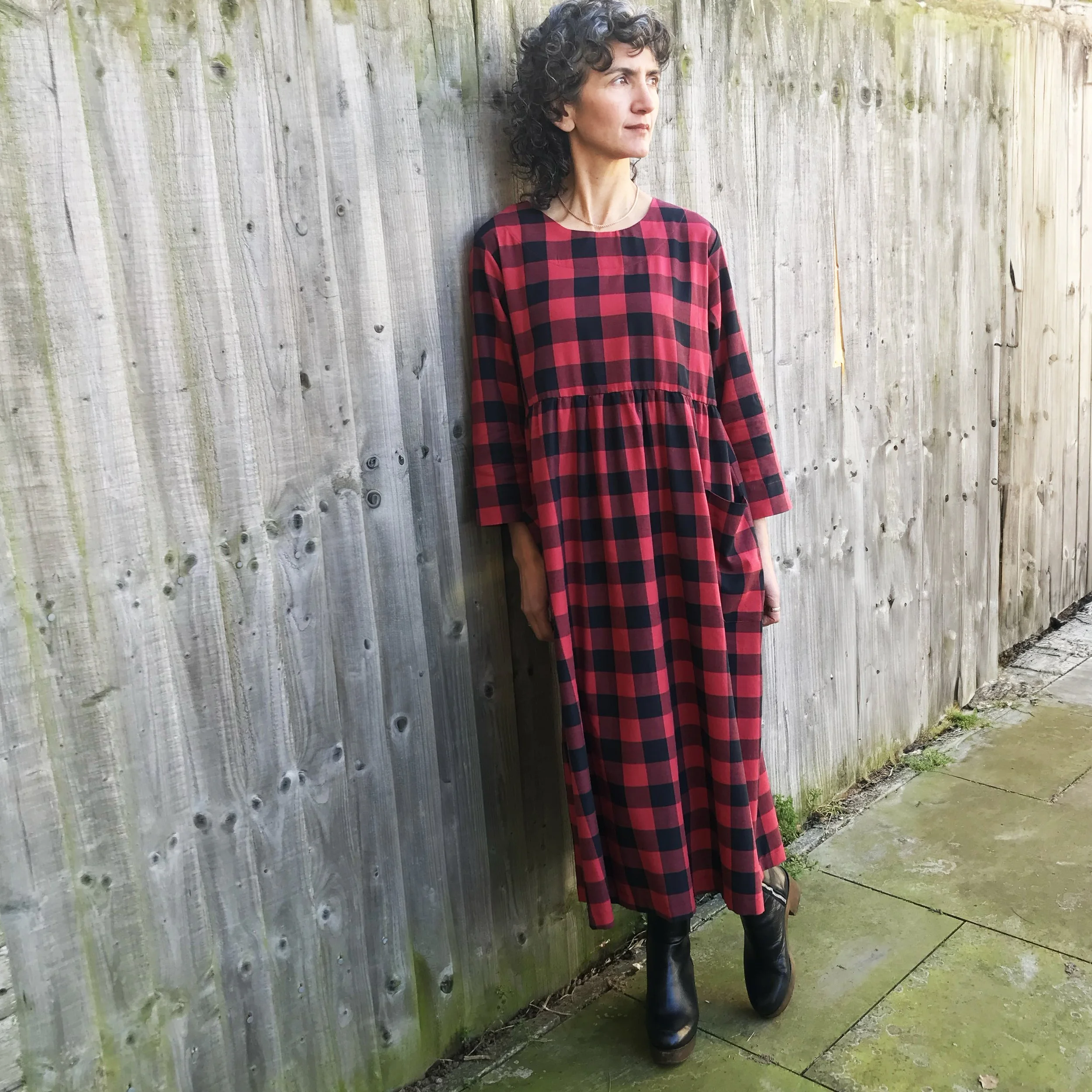 sonia in red. check dress 2.jpg