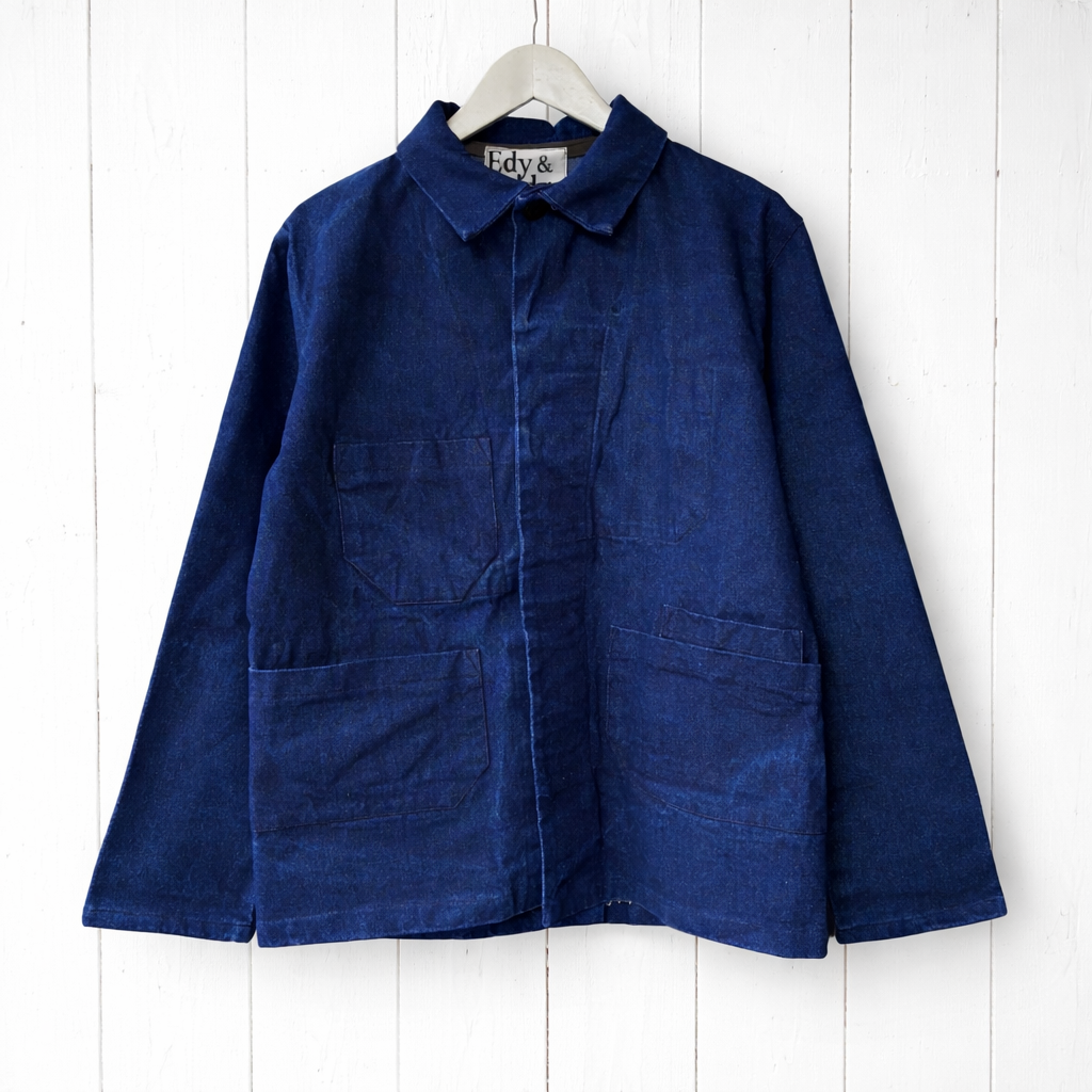 The Bridge Chore Jacket | Blue Washed Denim