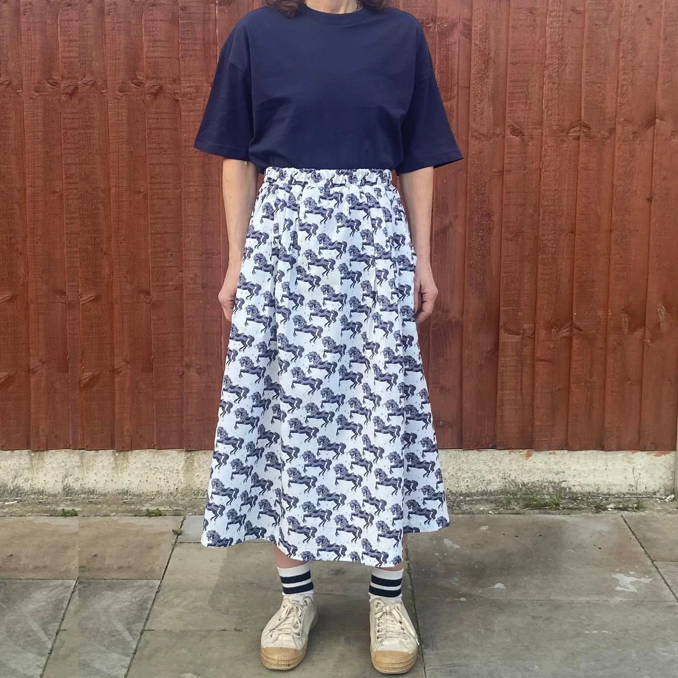 Laura Skirt | Galloping Horse Print