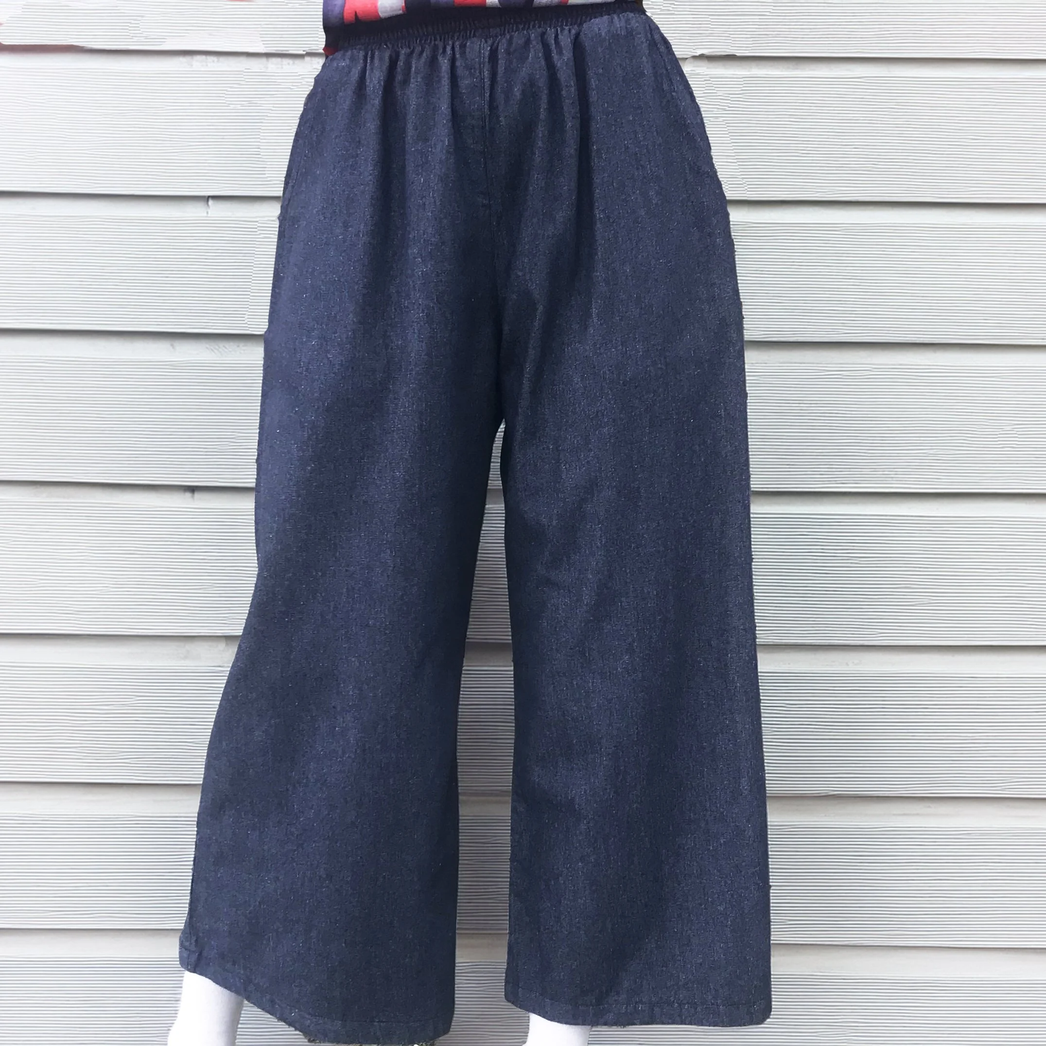 Celeste Culottes | Soft Denim charcoal