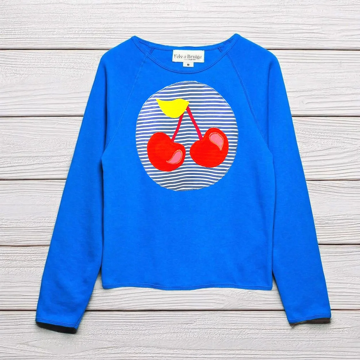 Cheeky Cherries Jumper | Blue