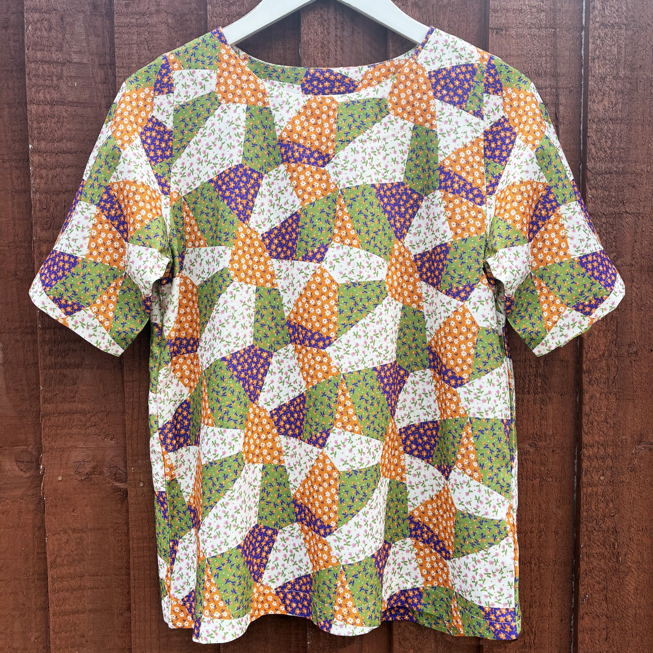 1974 Top | Patchwork Flowers