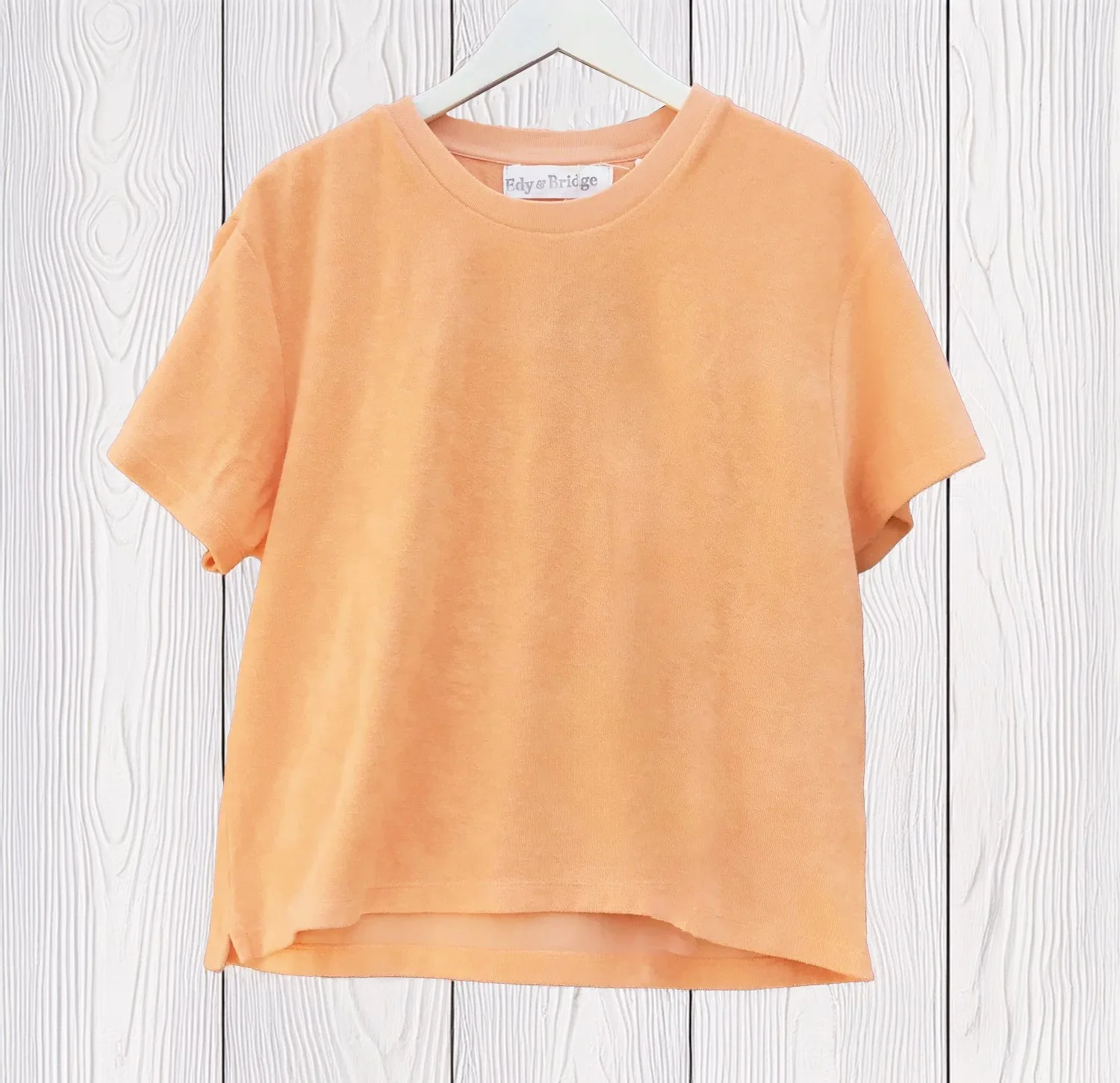 Organic Towelling T | Peach