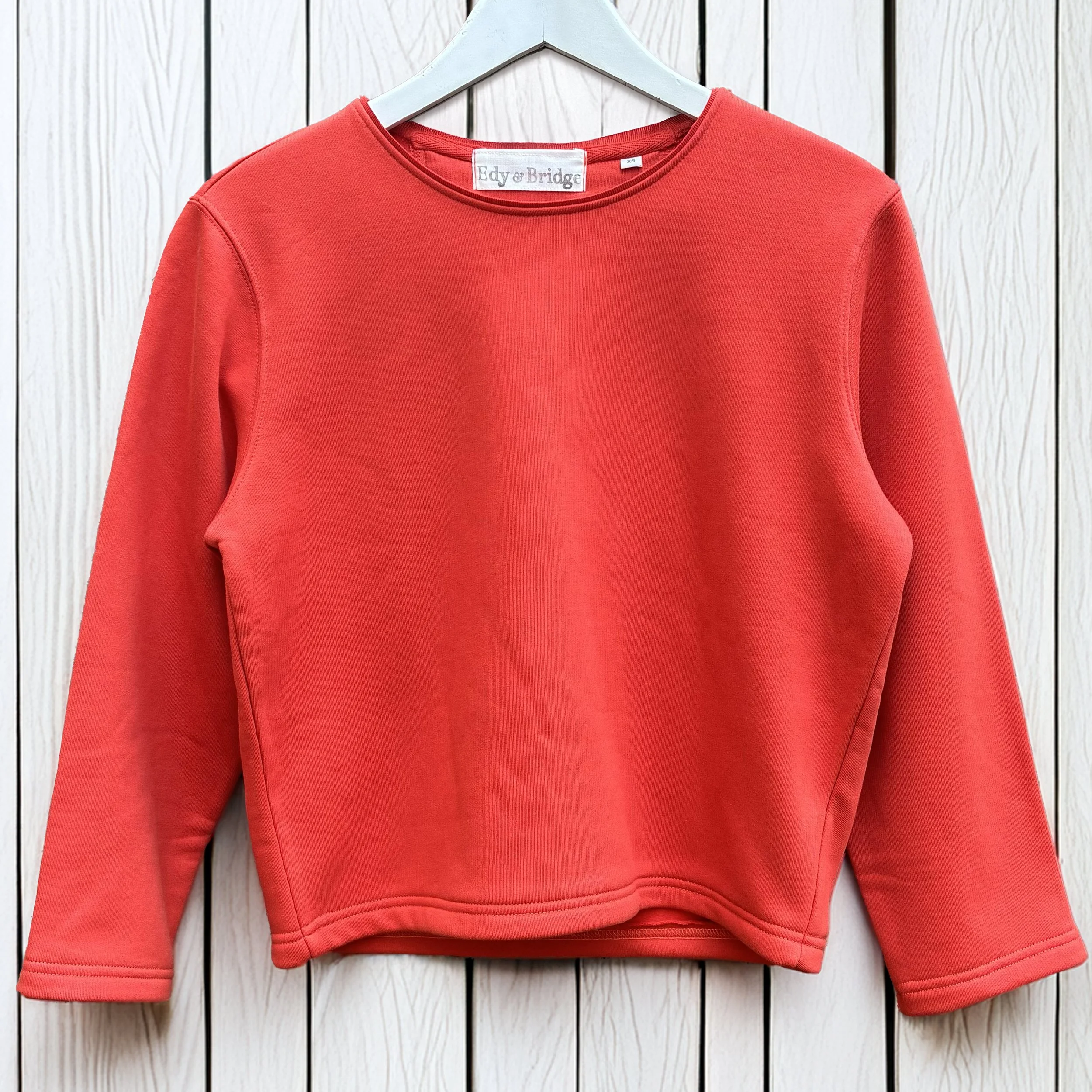 Camille Organic Sweatshirt | Paprika