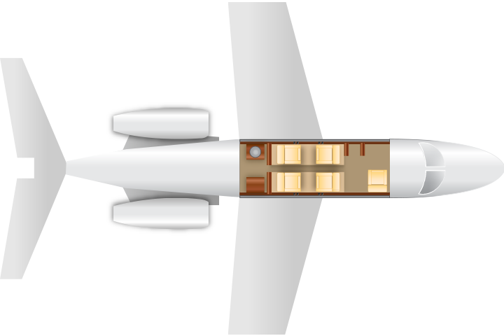CITATION 525 - Cabin Layout