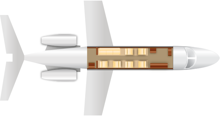 CHALLENGER 300 - Cabin Layout