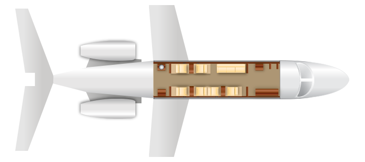 CHALLENGER 600 - Cabin Layout