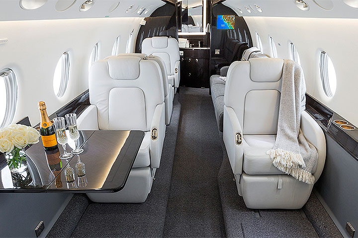 GULFSTREAM G200 / G250 / Galaxy - Interior View