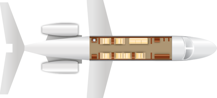 CHALLENGER 604 - Cabin Layout