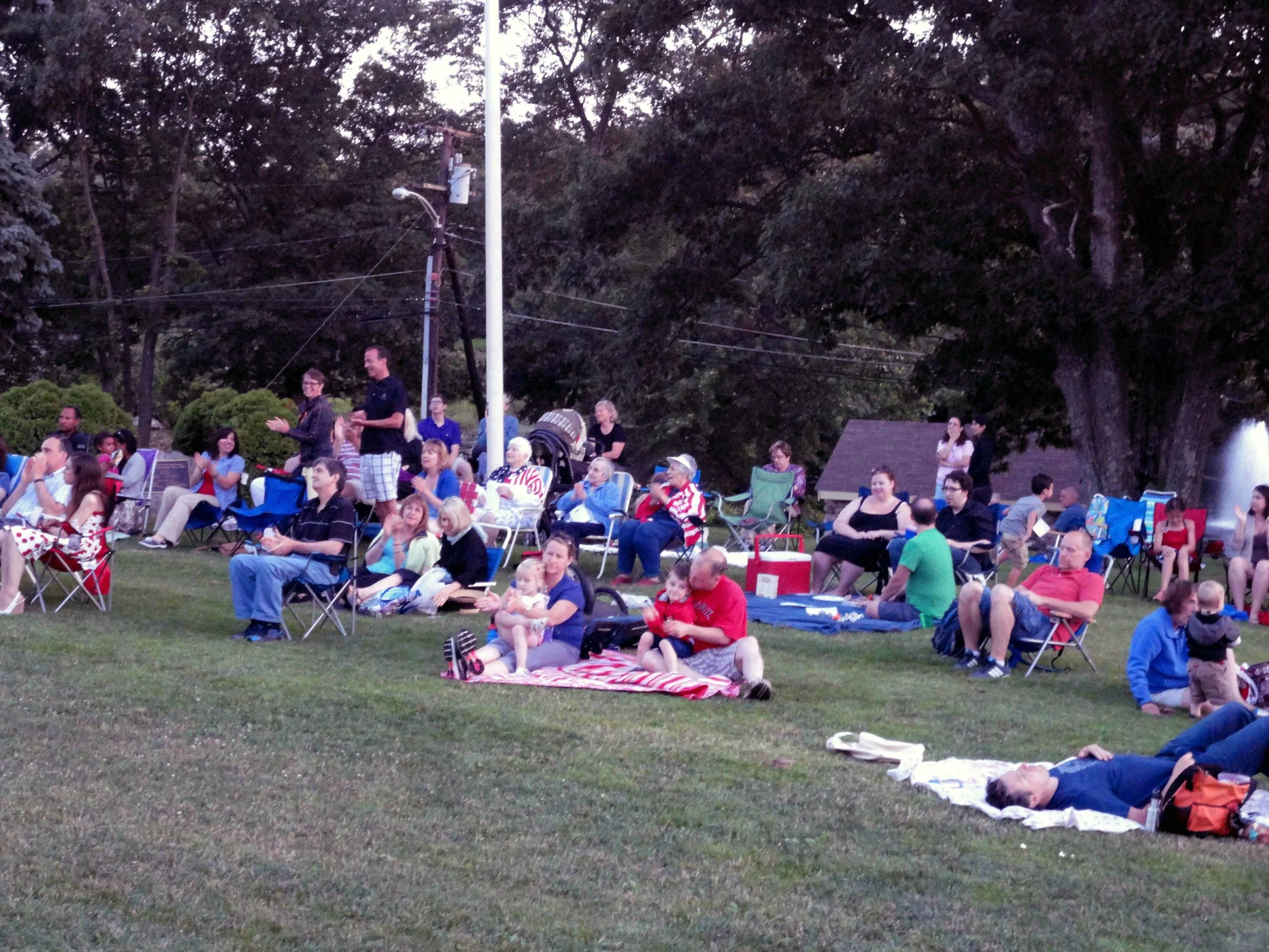 Concert attendees enjoying the concert.