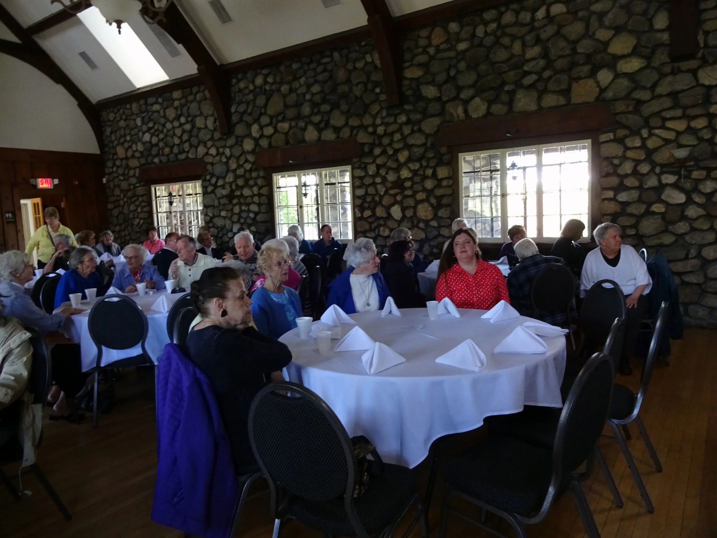 Attendees at Senior Citizen Day at the Park.