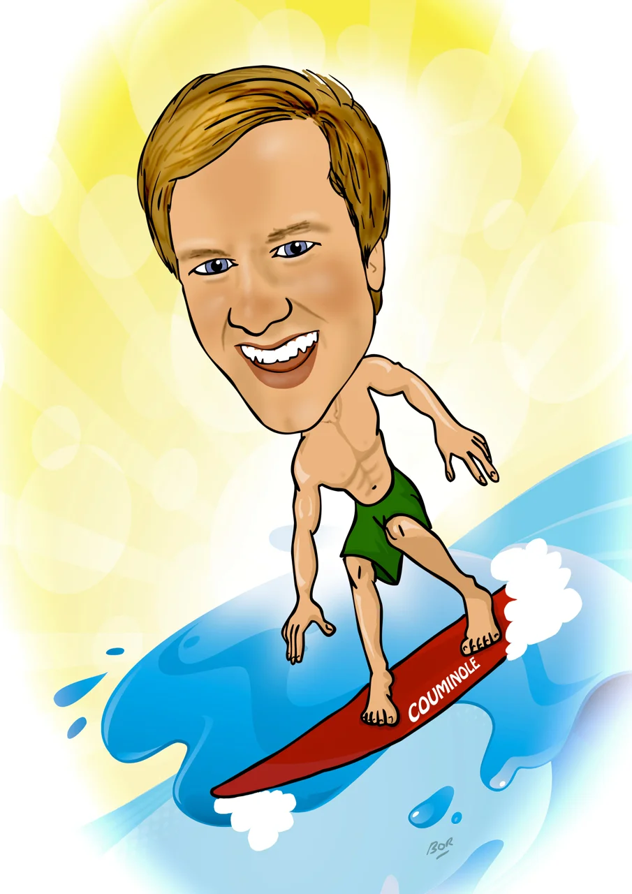 18th birthday present cartoon for son