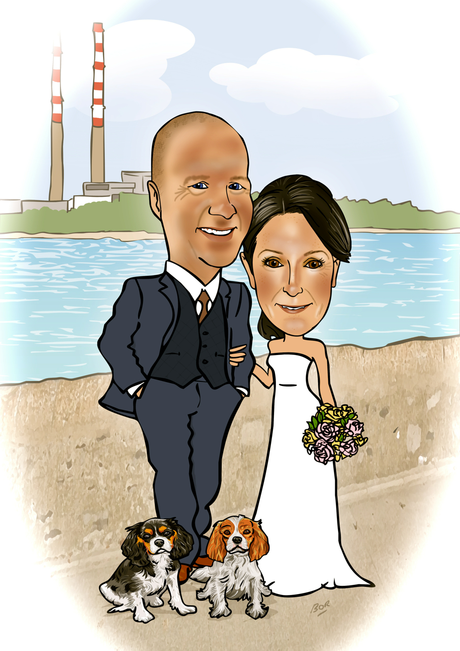 Caricature For Sister's Hen Party